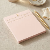 Bloc-note Elegant Notepad with Monogram for her
