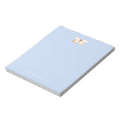 Bloc-note Élégant Papillon personnalisé (Tourné)