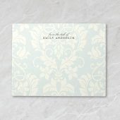 Bloc-note Elégant Pastel Damask Du bureau de