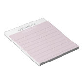 Bloc-note Élégant professionnel chic minimal (Incliné)