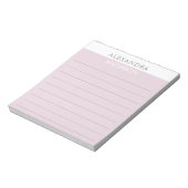 Bloc-note Élégant professionnel chic minimal (Tourné)