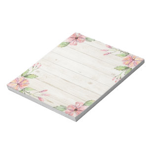 Bloc-note Elégant rose belle aquarelle Floral Post-it-Note