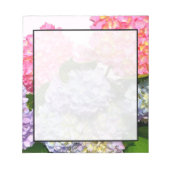 Bloc-note Elégant rose rose rose pourpre bleu florales hydra (Devant)