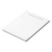 Bloc-note Elegant Stylish Professional Modern (Tourné)