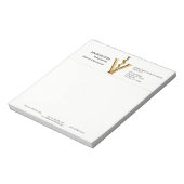 Bloc-note Elégant Vet Gold V Asclepius (Tourné)