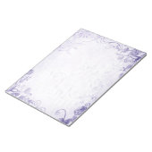 Bloc-note Élégant violet Vintage (Incliné)