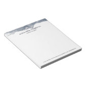 Bloc-note Elégante Aquarelle Gris Profond Professionnel Mini (Incliné)