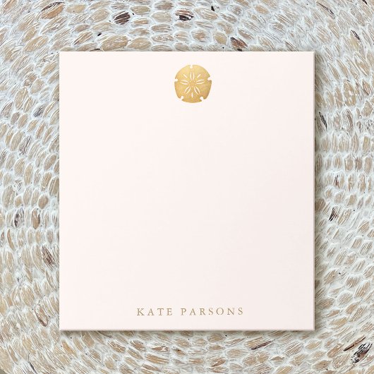 Bloc-note Elégante carte de note Gold San Dollar