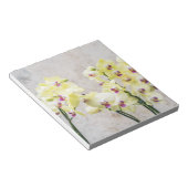 Bloc-note Elégante Crème Romantique & Orchidées Lilac (Incliné)