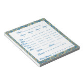 Bloc-note Élégante feuille de note Bunco Art Déco (Incliné)