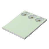 Bloc-note Élégante floraison d'orchidées blanches (Tourné)