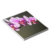 Bloc-note Élégante orchidée rose fleurie tropicale (Incliné)