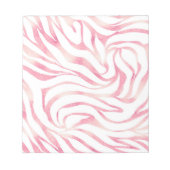 Bloc-note Elégante Parties scintillant Rose or Zebra White P (Devant)
