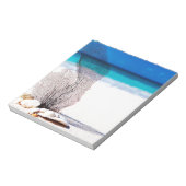 Bloc-note Elégante plage Ocean Coastal Shells (Tourné)