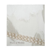 Bloc-note Elégantes perles Vintages de sagesse (Devant)