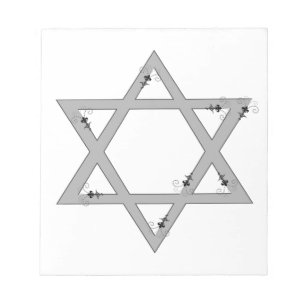 Bloc-note elegent star of david