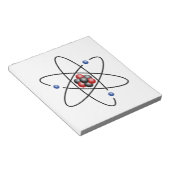 Bloc-note Élément chimique lithium Atom Numéro atomique 3 (Incliné)