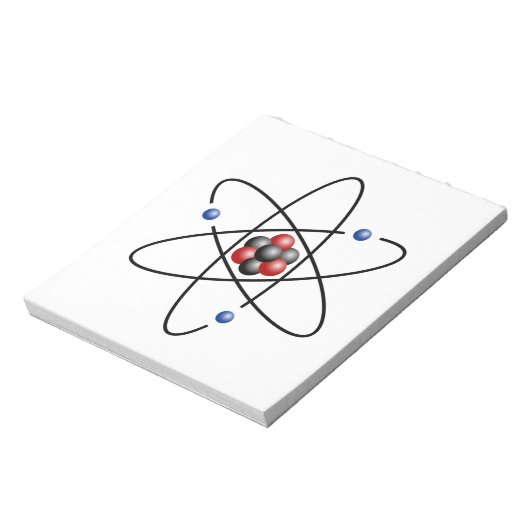 Bloc-note Élément chimique lithium Atom Numéro atomique 3 (Tourné)
