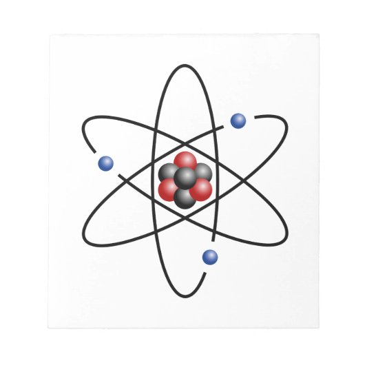 Bloc-note Élément chimique lithium Atom Numéro atomique 3 (Devant)
