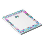 Bloc-note Eléphant avec Motif aztèque (Incliné)