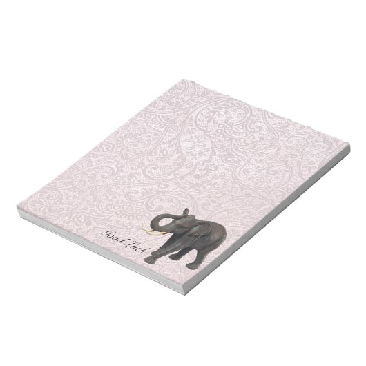 Bloc-note Eléphant de bonne chance 2 (Tourné)