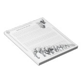 Bloc-note Elephant Family Growth Journey with Lines (Incliné)
