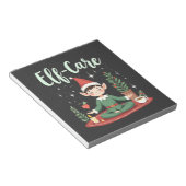Bloc-note Elf Care Funny Christmas Elf Magique Self Care (Incliné)