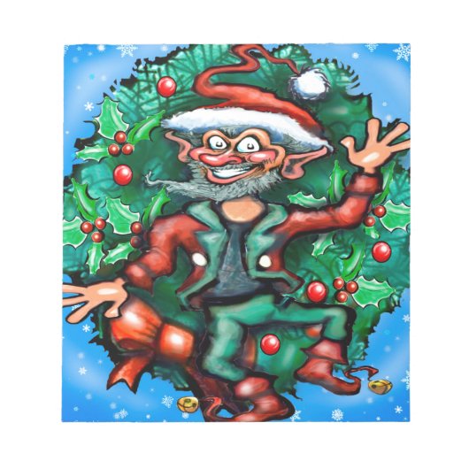 Bloc-note Elf Wreath (Devant)