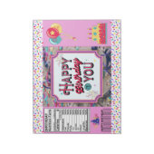 Bloc-note Emballage à chips fête d'anniversaire Faveurs (Tourné)