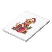 Bloc-note Emballage cadeau Golden Retriever (Tourné)