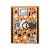 Bloc-note Emballages de sachets de chips Halloween Grimm pou (Tourné)