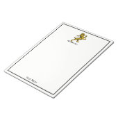 Bloc-note Emblème C de crête permanente de lion héraldique (Incliné)