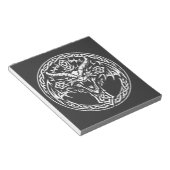 Bloc-note Emblème Dragon Celtique par BurnsInHell (Incliné)