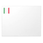 Bloc-note Emblème du drapeau italien (Devant)