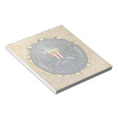 Bloc-note Emblème du FBI (Incliné)