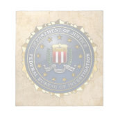 Bloc-note Emblème du FBI (Devant)