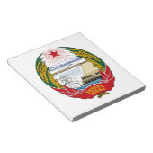 Bloc-note Emblème national nord-coréen (Incliné)