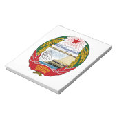 Bloc-note Emblème national nord-coréen (Tourné)