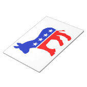 Bloc-note Emblème politique du parti démocratique (âne) (Incliné)