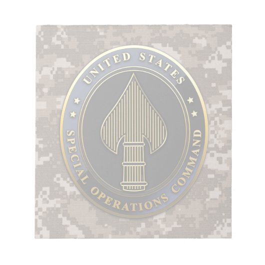 Bloc-note Emblème USSOCOM (Devant)