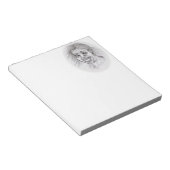 Bloc-note Embrasse-moi ! Crayon dessin noir et blanc (Incliné)