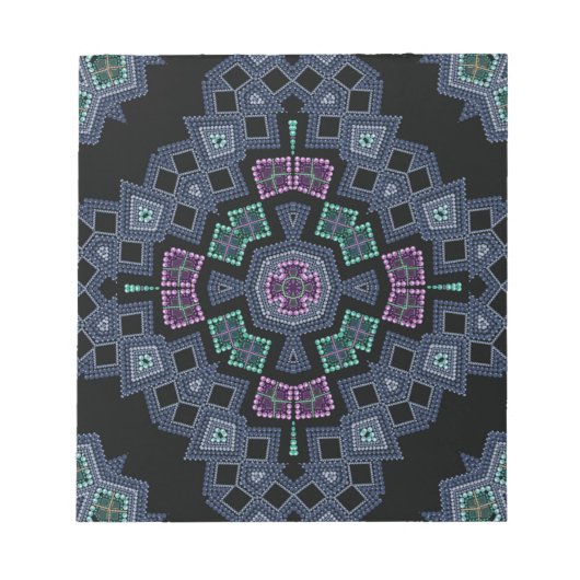 Bloc-note Embroidered beads (Devant)