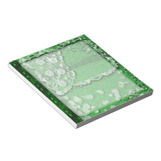 Bloc-note Emerald Dreams Junk Journal Style Trompe L'oeil (Incliné)