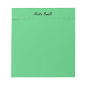 Bloc-note Emerald Green Plain Business (Devant)