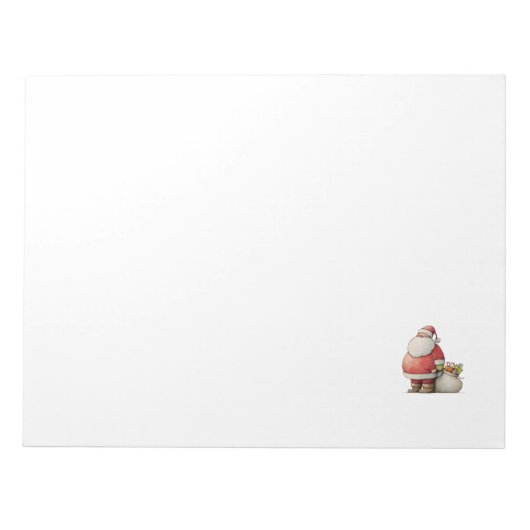 Bloc-note Emerald Simple Cute Santa (Devant)