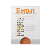 Bloc-note Emoji Baby Book Basketball Baby shower Pack de jeu (Tourné)