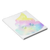 Bloc-note Emoji de caca coloré (Incliné)