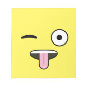 Bloc-note Émoji de langue (Devant)