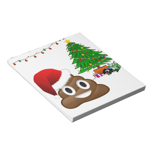 Bloc-note emoji de noël (Incliné)