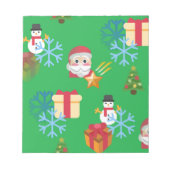 Bloc-note emoji de noël (Devant)